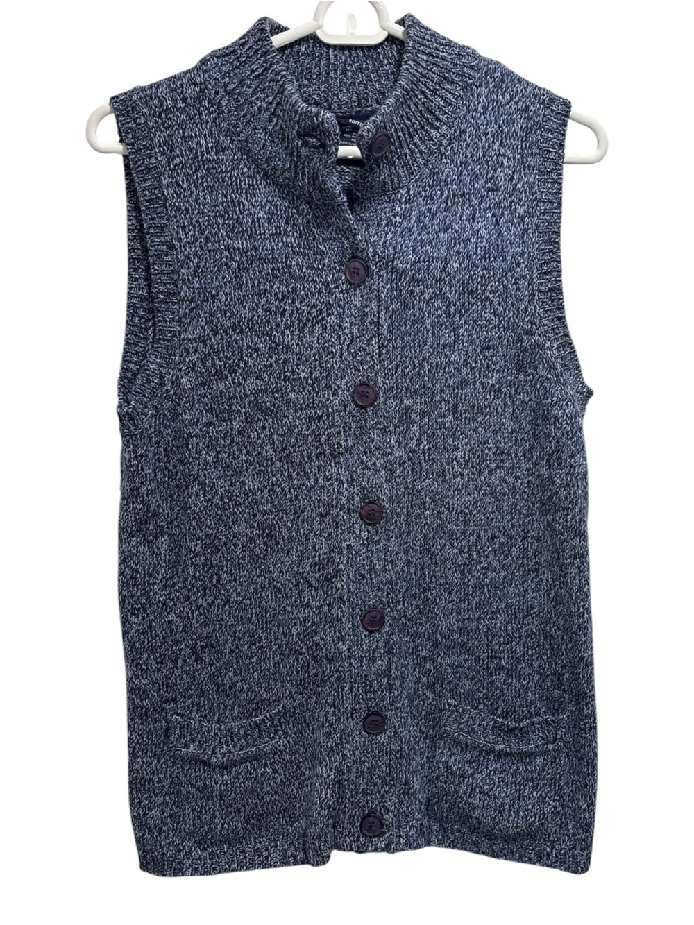 Basic Editions Cowl Neck Sweater Vest